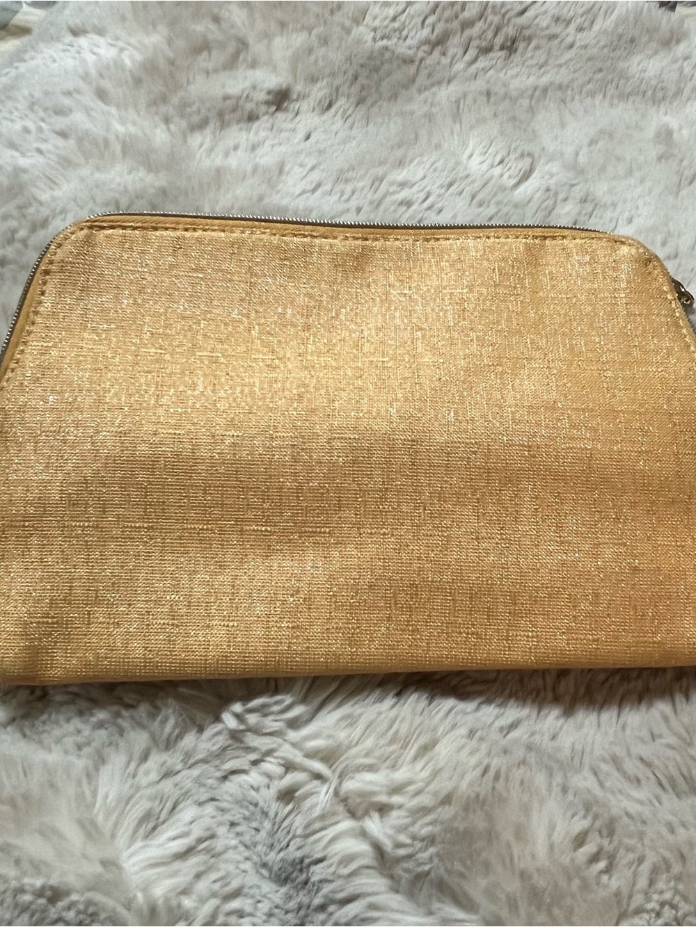 Lancome Metallic Gold Zip Pouch Jewelry Organizer
02-22
